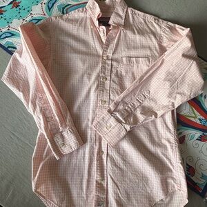Vineyard Vines Light Pink Plaid Button Down Shirt